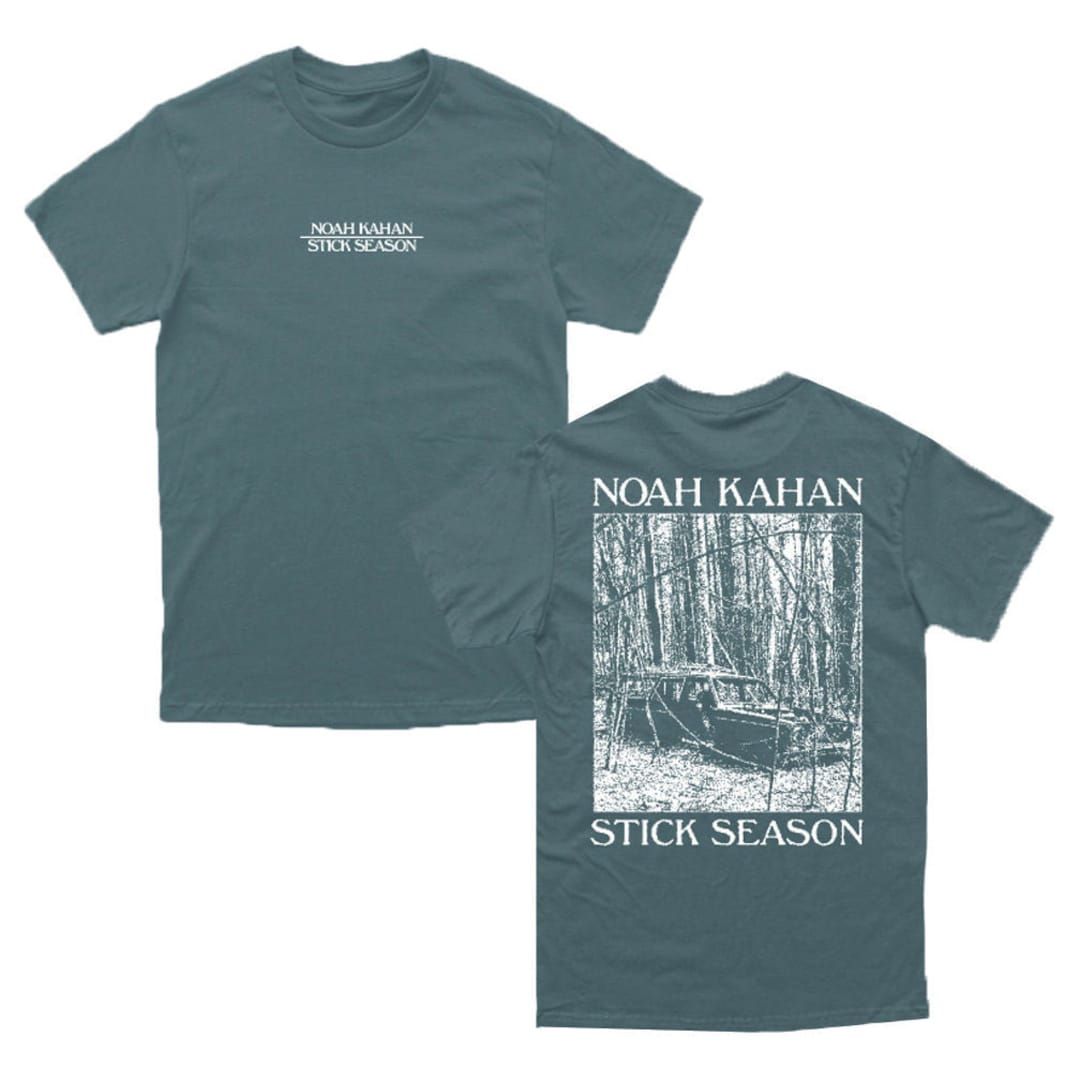 Noah Kahan Merch Shirt Stick Season Blue Spruce Tee Etsy