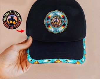 Native american beaded baseball caps hotsell for sale