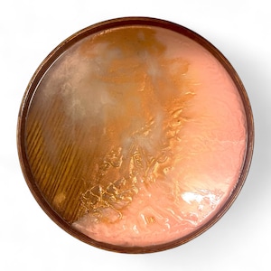 Wooden plate with resin | Jewelry bowl | Gift idea | Present | Storage | Ring bowl | Epoxy