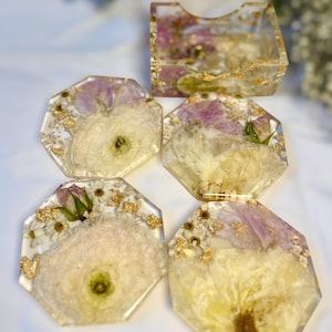 Bouquet preservation | Immortalize & preserve flowers | Bridal bouquet | Wedding | Flower preservation | Coaster with holder