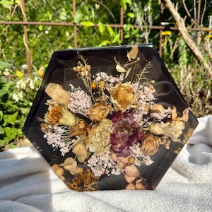 Deposit Bouquet Preservation | Wedding Bouquet | Floral Preservation | Keepsake | Wedding Flower Preservation | Hexagon Small
