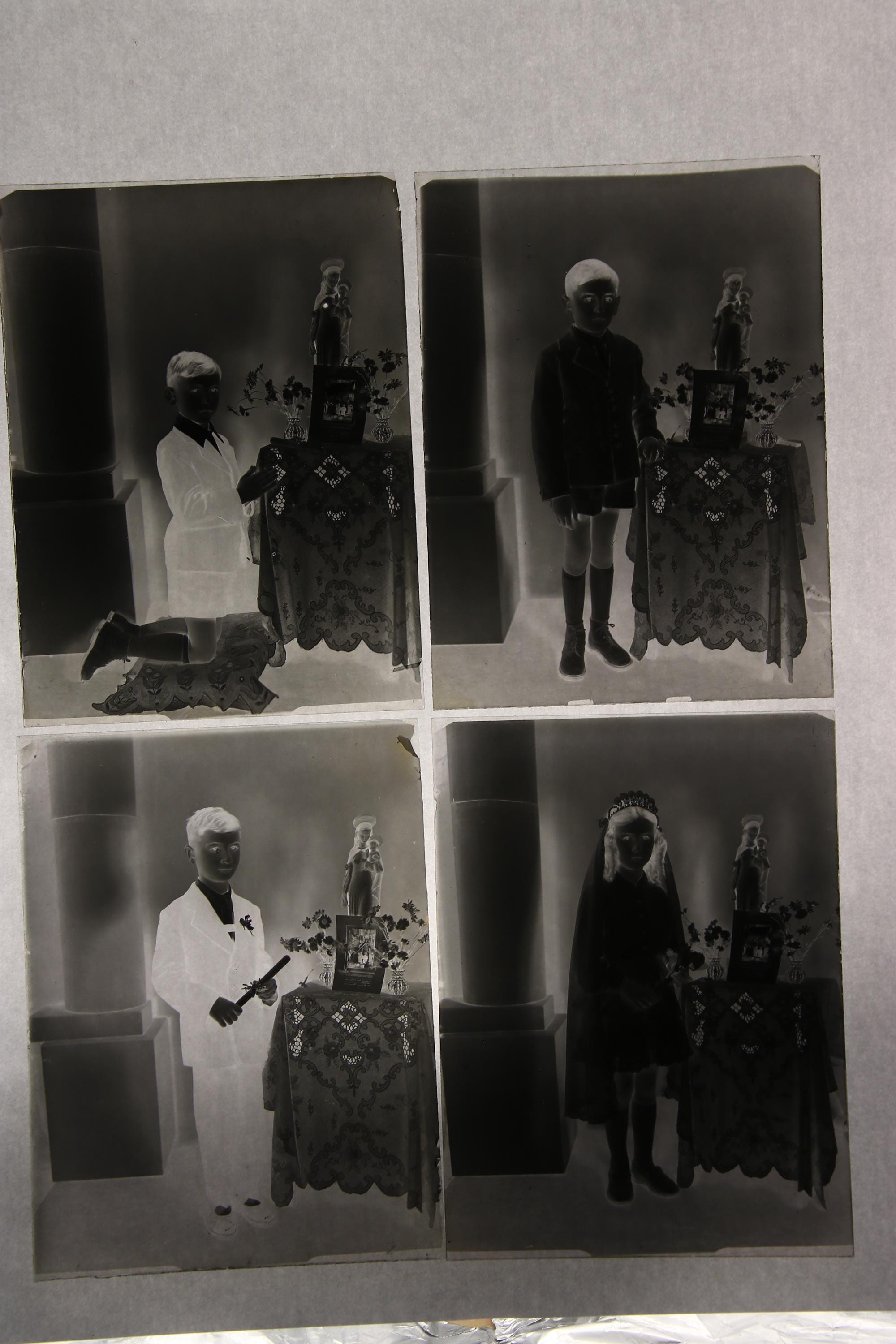 Mixed Vintage Glass Plate Negatives – 9×12 Cm Studio & Family ...