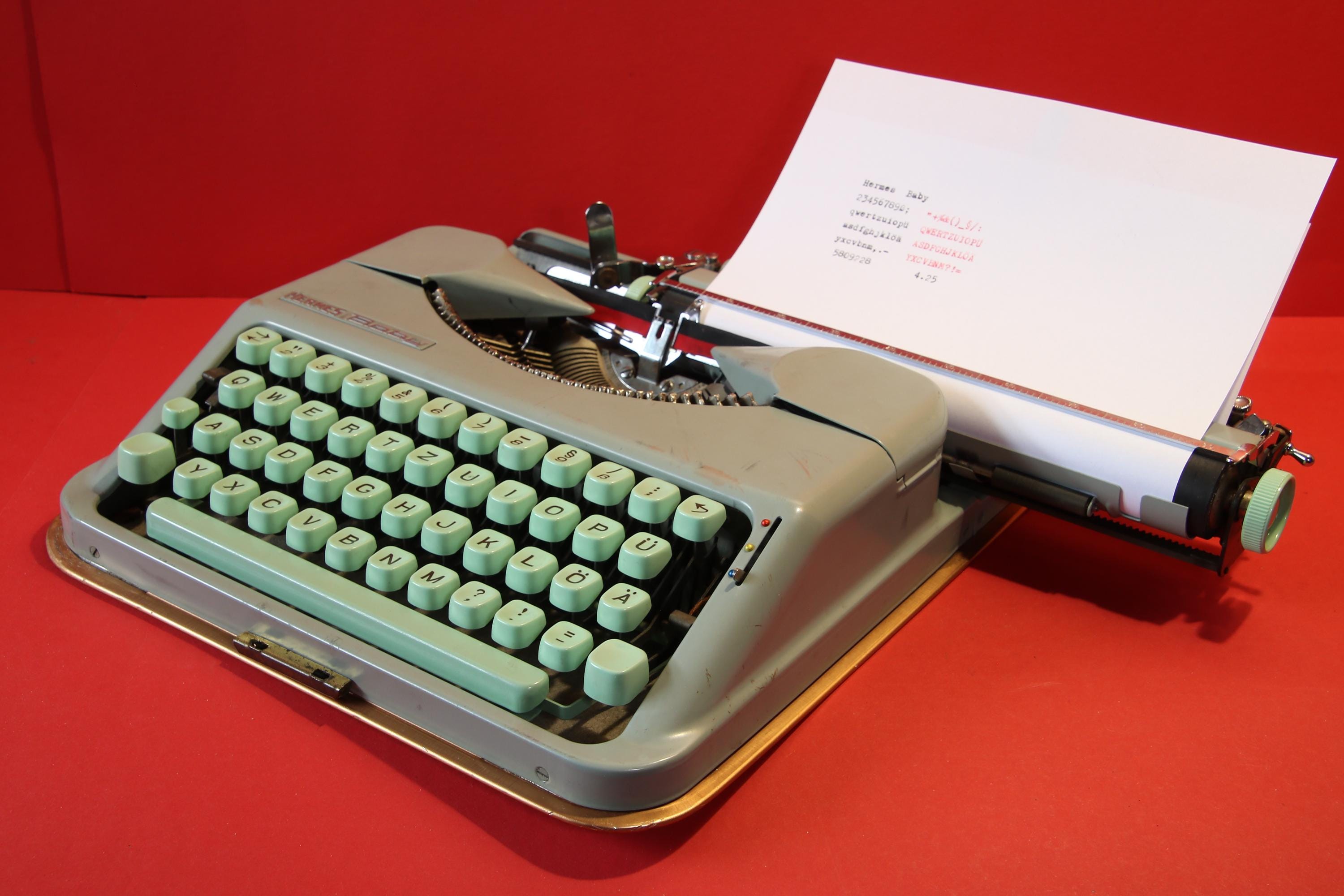 Hermes typewriter baby - Etsy 日本