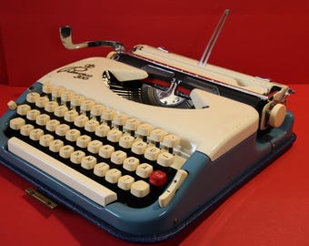 ABCポータブル - 実用タイプライター、1960年、ケース付き - Etsy 日本