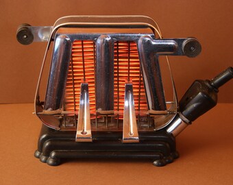 Vintage Toaster Elekthermax Mid Century Art Deco RAR Hungary