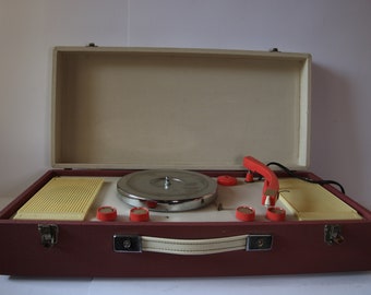 Vintage Mariner Fujiya Record Player – 1960s Turntable, Japan