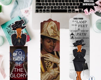 African American Bookmarks, Black Girl Black Girl Bookmarks, Black Girl Magic, Digital Download Bookmarks, Printable Bookmarks