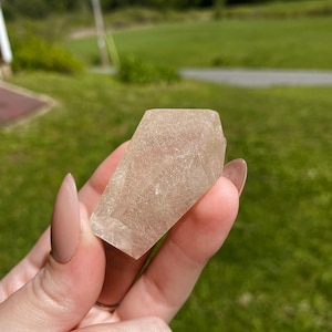 Dazzling Golden Rutile Free Form from Brazil / Rutilated Quartz / Rare Brazil Crystal