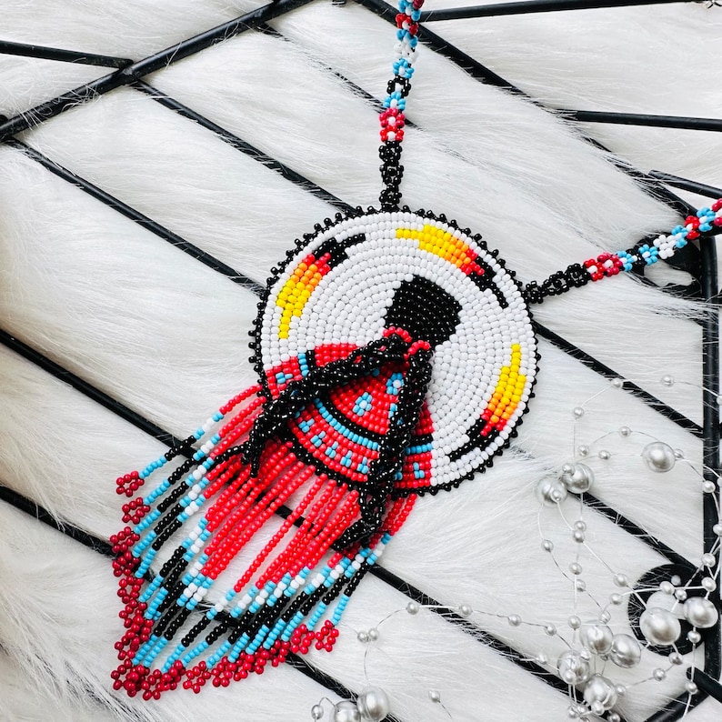 Native Americans Jewelry, MMIW Indigenous Women Handmade Beaded