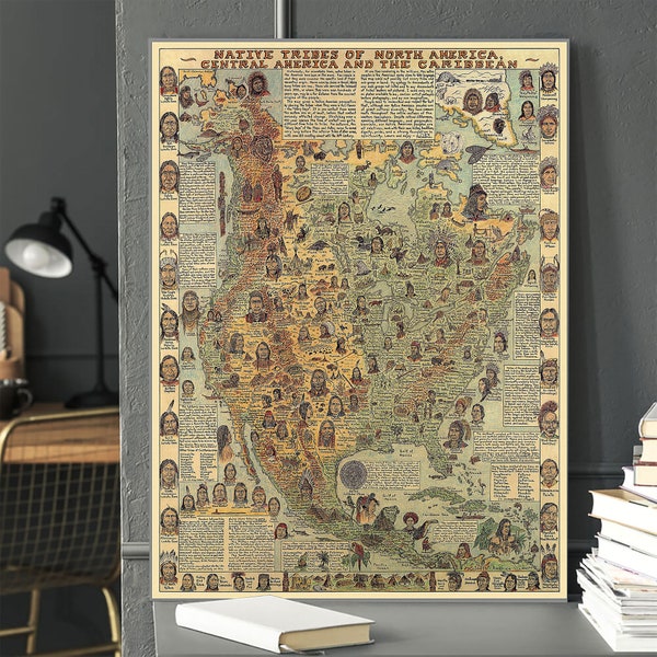 Map of North American Tribes - Il 600x600.5996034742 Ta6p 