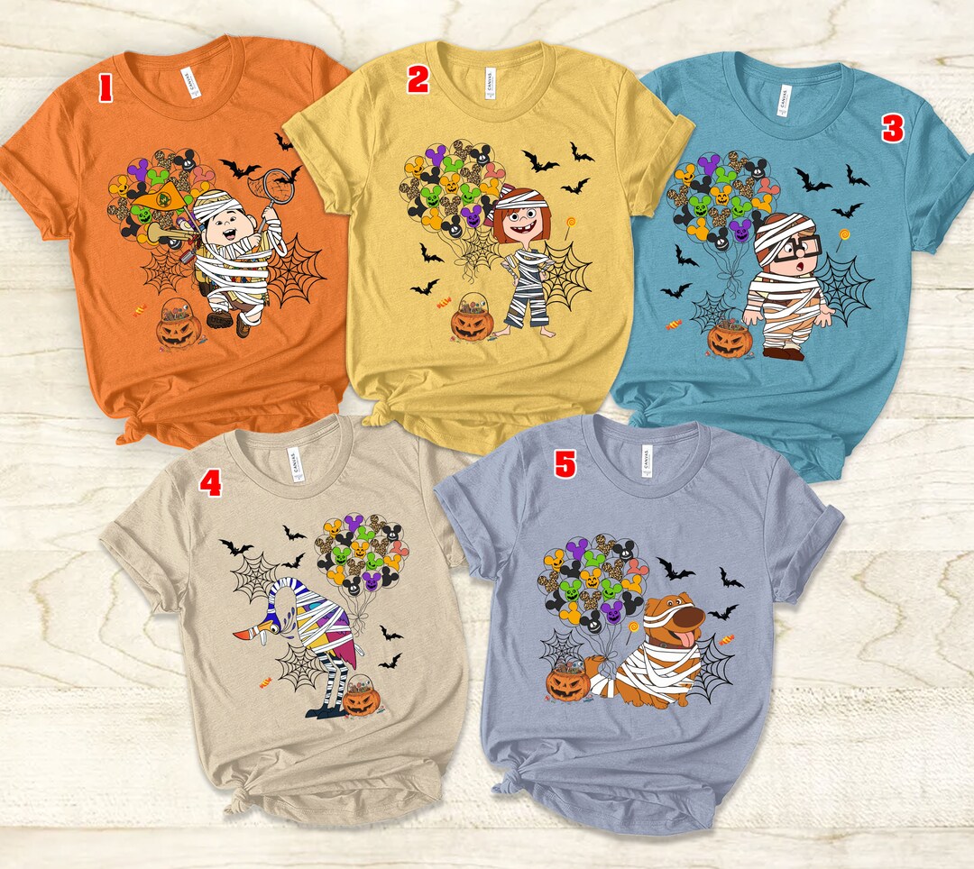 Pixar up Russell Kevin Dug Dog Mummy Costume Shirt Mickey Etsy