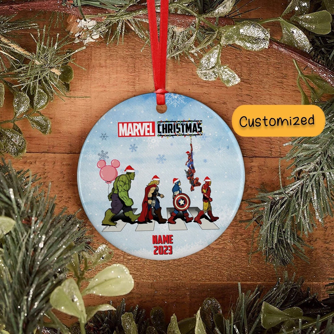 Personalized Superhero Ornament Custom Name Superhero - Etsy