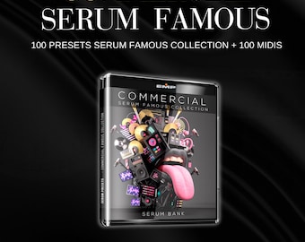 Commercial Serum Presets – 100 Hits Presets Serum + 100 MIDI | Pop/Dance/Electronic Presets | Royalty-Free