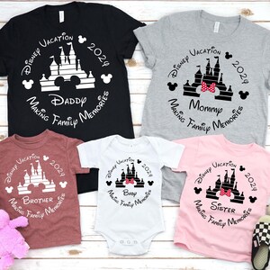 Disney Vacation Shirt, Custom Disneyworld Shirt, Disneyland Shirt, Family Vacation Shirt, Disney Trip Shirt, Making Family Memories Shirt