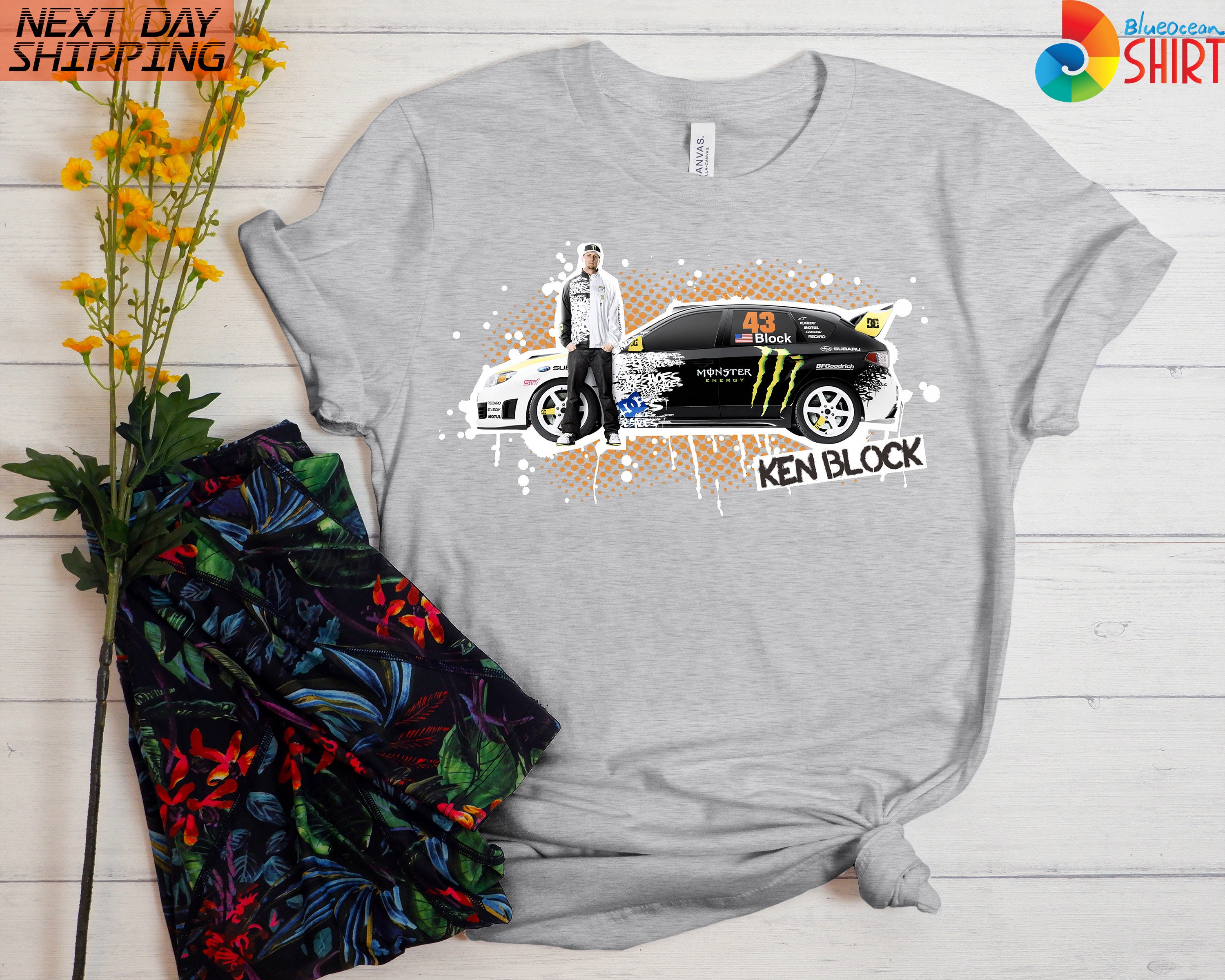 Ken Block Shirt, Ken Block Racing Shirt, 43 Block Shirt