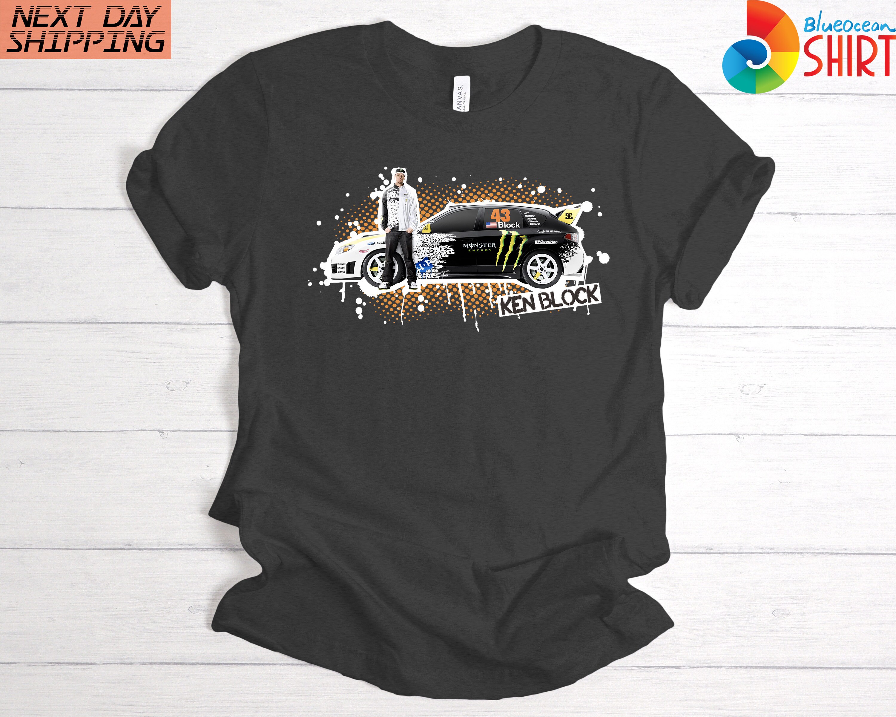 Ken Block Shirt, Ken Block Racing Shirt, 43 Block Shirt