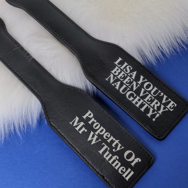 Personalised spanking paddle - bdsm kinky ass paddle, gift for her, gift for him - adult flogging toy - adult play