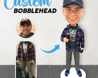 Custom Bobble Head, Create Your Own Bobblehead, Make Your Own Bobblehead, Custom Bobbleheads Male, Personalized Action Figure Of Yourself