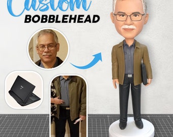 Custom Bobble Head Gift For Father's Day, Make Your Own Bobblehead, Create Your Own Bobblehead, Personalized Action Figure Of Yourself
