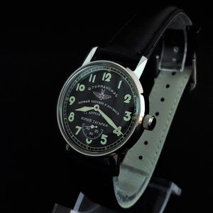 OROLOGIO SOVIET VOSTOK KOMANDIRSKIE URSS Vintage Meccanico Orologio Da - Foto 7