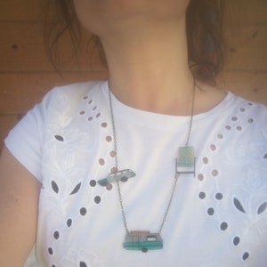 long necklace camping A peaceful soul