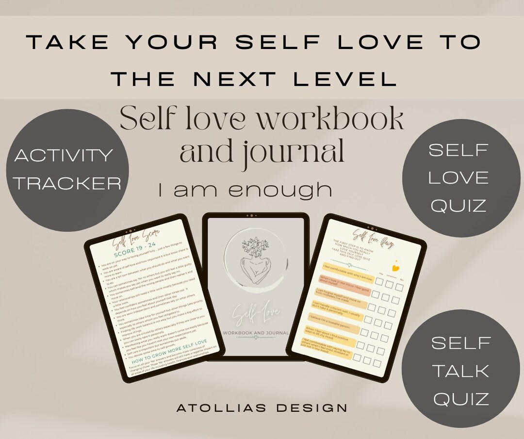 Self Love Workbook Printable Self Care Journal Self Care Etsy