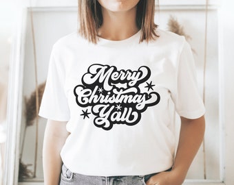 Christmas T-shirts, Cute Christmas shirt for women, Christmas Humor, Holiday Attire, Christmas Party Outfit, Matching Christmas Shirts