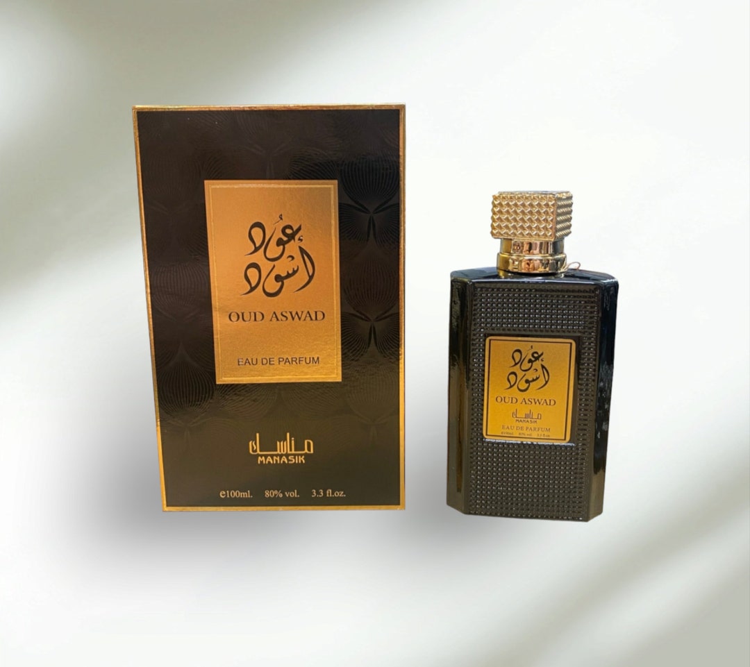 Arabian Perfume For Men OUD ASWAD 100ml Free Gift 3ml Perfume Oil 