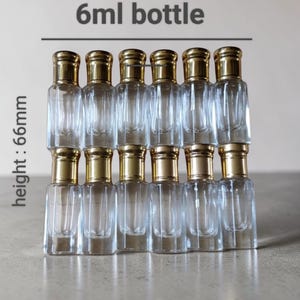 06 # Flacone di profumo Attar da 6 ml (66 mm)