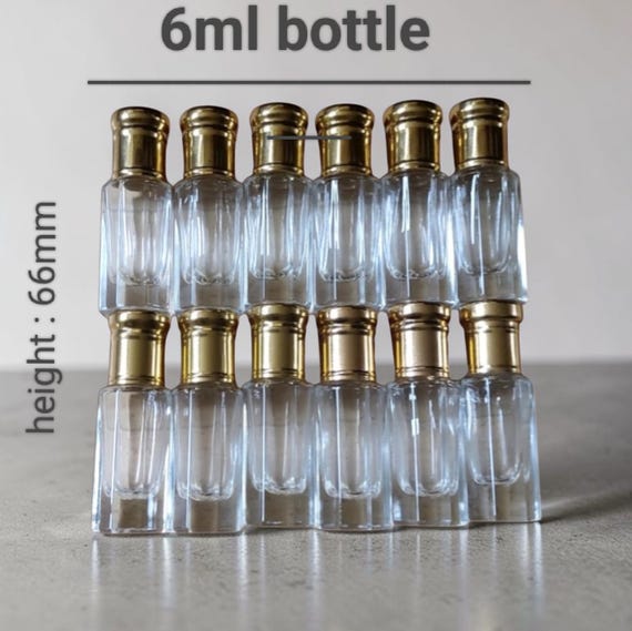 05 # Leere Parfümflasche für ätherische Öle und Attar 6ml Roll-on (66 mm)