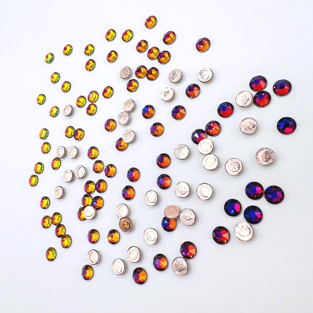 Swarovski SS10-SS20 Crystal Volcano Hotfix Rhinestones 2078 XIRIUS Iron ...
