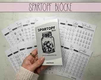 20 savings pots Block A6, Challenge Block, A6 Challenges for the budgeting envelope method