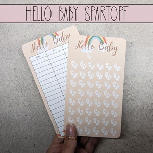 Baby Savings Pot Savings Challenge with Tracker, Challenge A6 Budget Binder, A6 Zipper Envelope Method