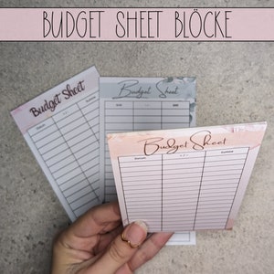 Budget sheet blocks various designs, budget binder inserts, tracker for envelope method, A6 zipper envelope