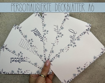 Folhas de rosto A6 Relax, painéis e rastreadores para envelopes A6, método de envelope, conjunto inicial de fichário de orçamento alemão