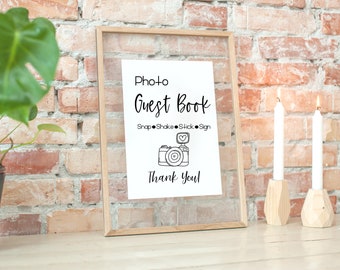 Photo Guest Book Sign, Wedding Photo Guest Book Sign, Photo Guest Book Printable, Photo Guest Book Polaroid, Guest Book wedding Photo