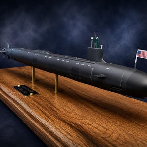 Virginia Class Submarine Model | Naval Scale Kit or Finished Display | Available to build as either block IV or V from the same box!