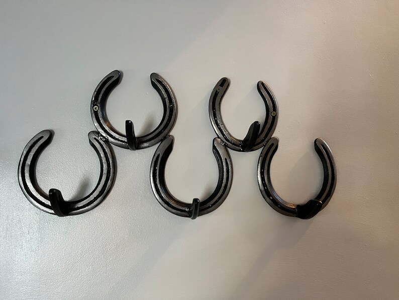 Horseshoe Coat Rack Etsy