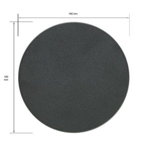 Ronde basis van 160 mm met magneetgaten