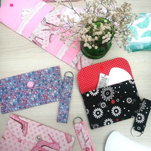 Fabric wallets, multipurpose wallets, women's gifts, intimate wallets, card wallets, wallet and keychain kit, purse wallet, toiletry bag