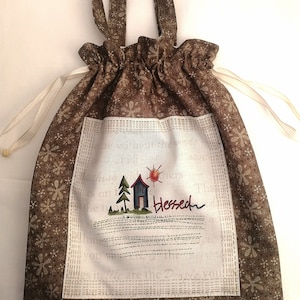 Stoffbeutel, Nachrichtenbeutel, Stoffgeschenkbeutel, Planerbeutel, Snackbeutel, Beutel mit Segensbotschaften