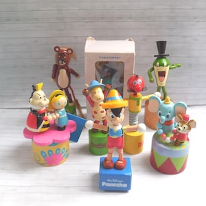 Figur #10 - Drückpuppe - Drückpuppe - Wakouwa Holz - Novelty - Magic Kreisel - Zauberer von Oz - Aladdin - MI-Frog