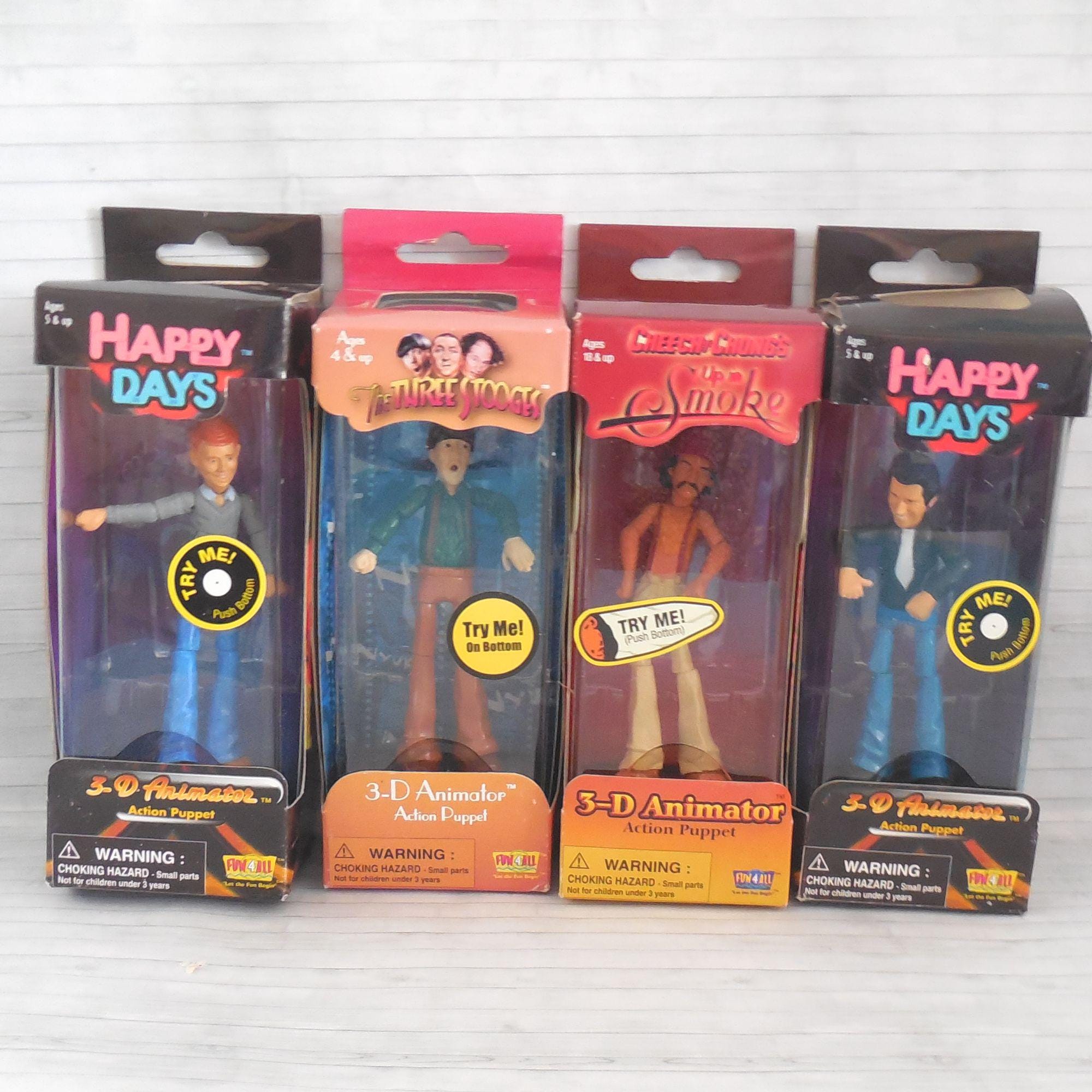 Three Stooges Figurines - Etsy