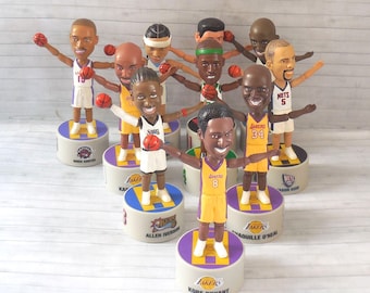 NBA  National Basketball Association Players Push Puppet - Press Up Toy - Wakouwa - 2003 - Pocket Pro Pros - Sports Stars