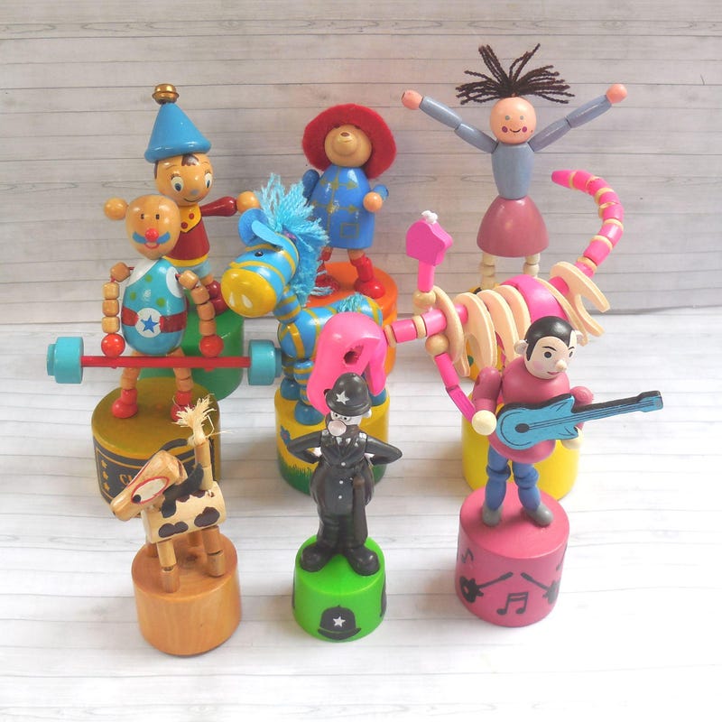 Collapsable Push Toy - Etsy