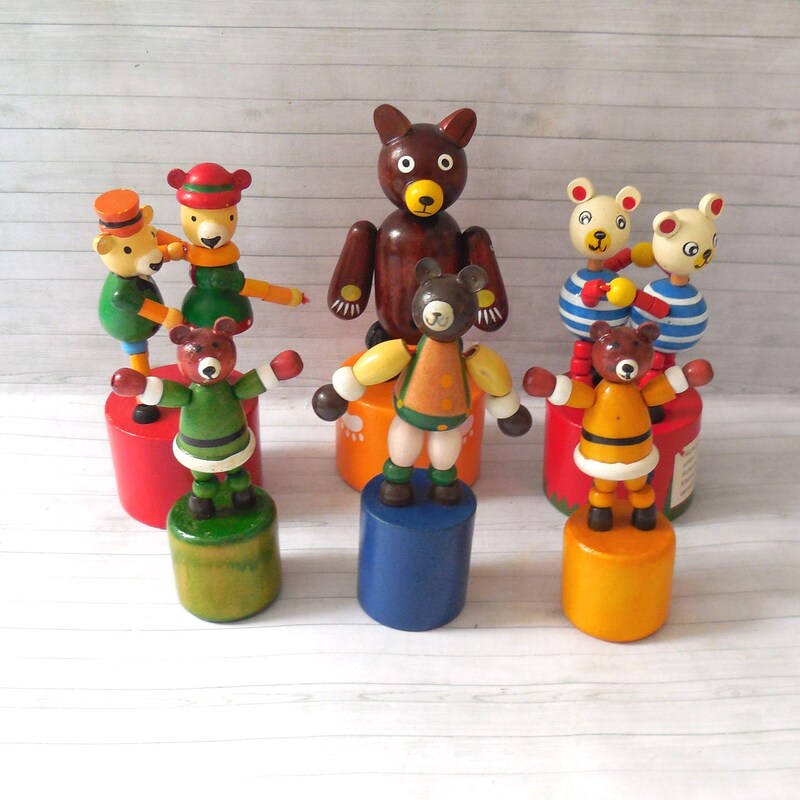 Collapsable Push Toy - Etsy