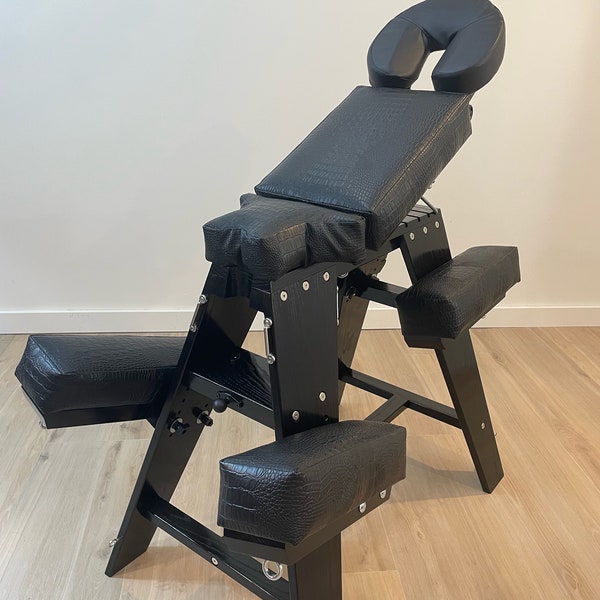 Custom Luxury Hardwood BDSM Bondage Bench | Toy Mounts | Spanking Bench|Playroom |Dungeon Furniture| Fetish Flogging Horse|Handmade NJ