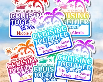 Family Cruise Magnet Cruise Ship Gift Swap Door Decoration Personalized Cruise Door Magnet Birthday Cruise Bestie Gift Idea Cruise Vacation