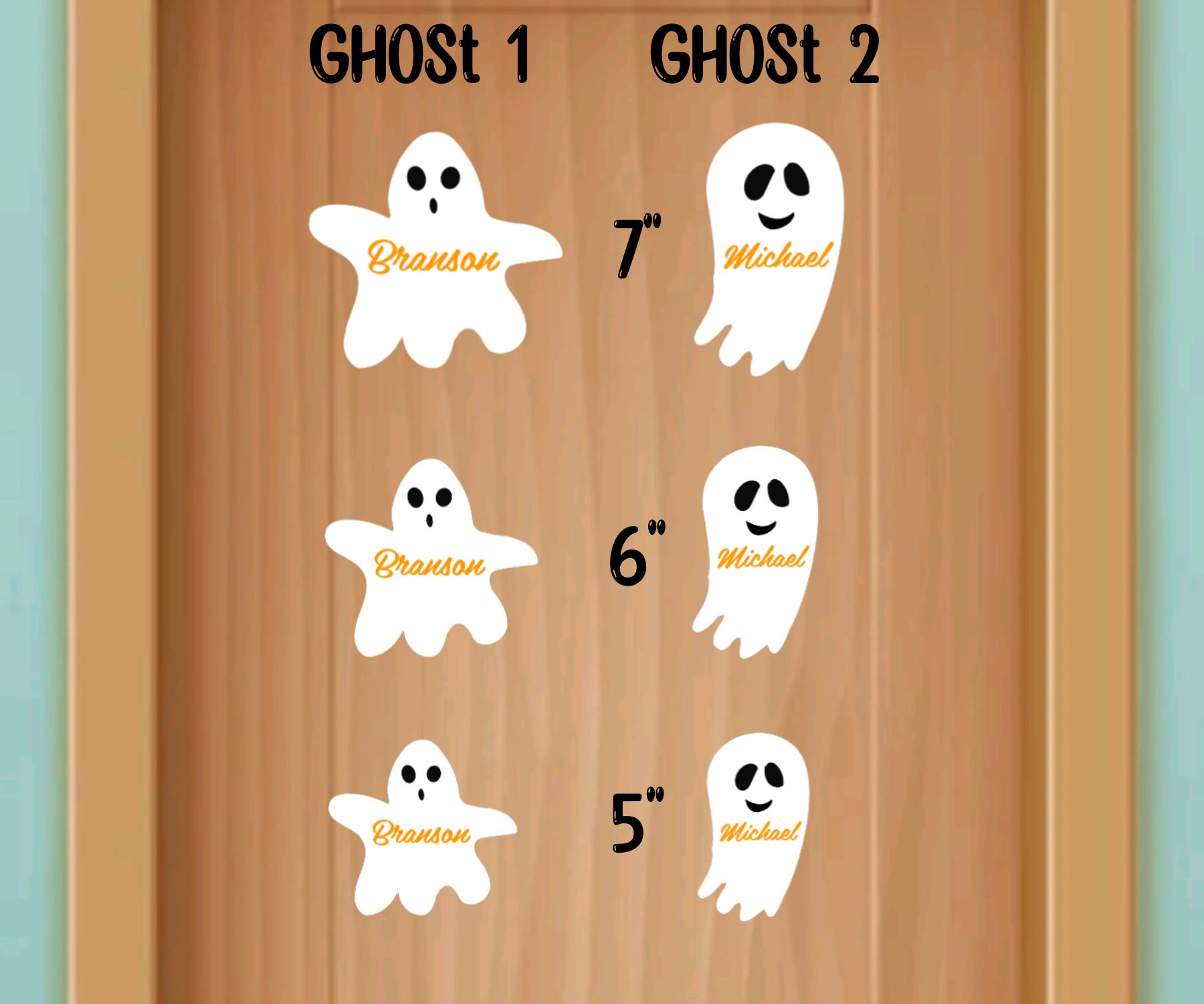 Halloween Cruise Door Magnet, Personalized Ghost Magnet, Custom Bat Magnet, Candycorn Magnet, Family Cruise Custom Magnet, Halloween Magnets