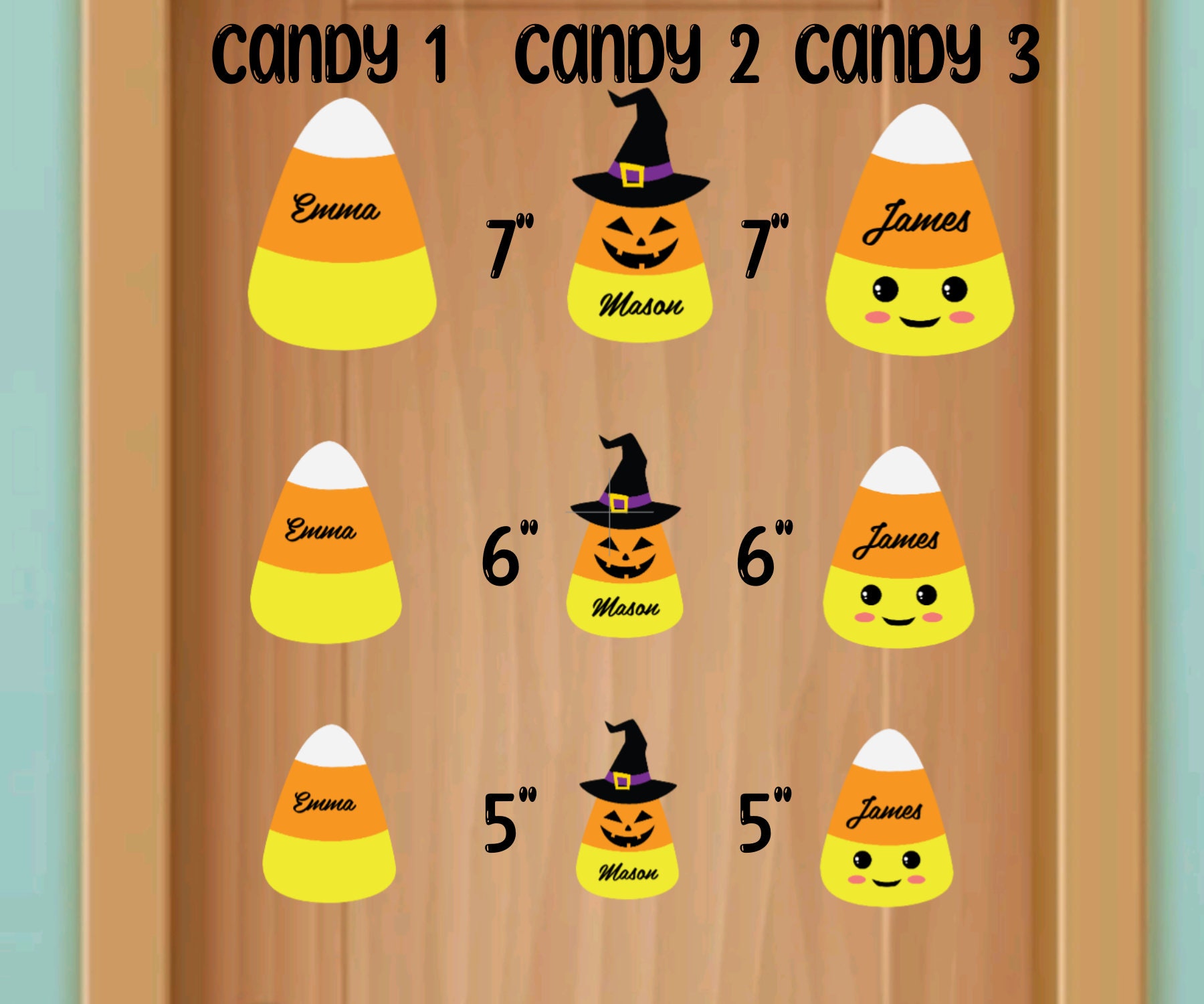 Halloween Cruise Door Magnet, Personalized Ghost Magnet, Custom Bat Magnet, Candycorn Magnet, Family Cruise Custom Magnet, Halloween Magnets